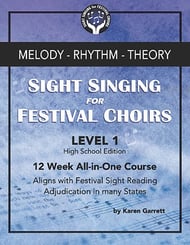 Sight Singing for Festival Choirs Student Reproducible Book cover Thumbnail